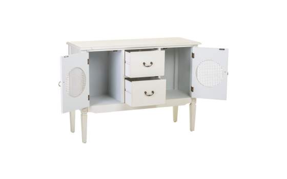 Aparador Vintage Blanco 2 Cajones 2 Puertas Serie Rivazza