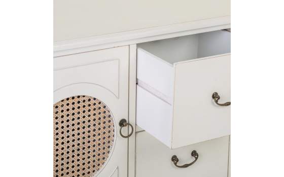 Aparador Vintage Blanco 2 Cajones 2 Puertas Serie Rivazza
