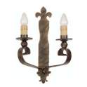 Aplique 2 Brazos Flor de Lis