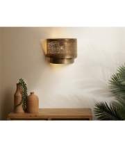 Aplique Pared Estilo Colonial en Cobre Perforado Serie Charlotte