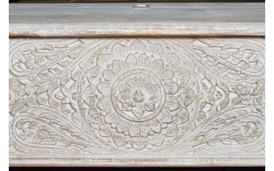 Arcon Rustico Tallado Desgastado Abalar