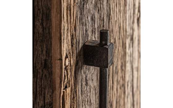 Armario 1 Puerta Madera Reciclada Rustica Serie Carrik