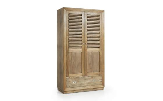 Armario 2 Puertas 1 Cajon Colonial Serie Merapi