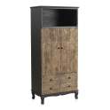 Armario 2 Puertas 2 Cajones Tallados Vintage Serie Black