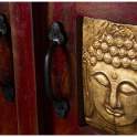 Armario 2 Puertas Decoradas Budas Estilo Oriental Serie Ateast