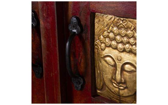 Armario 2 Puertas Decoradas Budas Estilo Oriental Serie Ateast