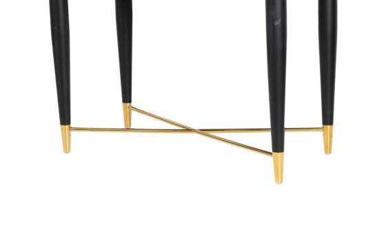 Armario 2 Puertas Diseño Cristal Madera Azul Negro Oro Egypt