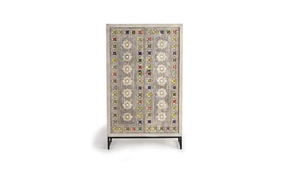 Armario 2 Puertas Estilo Oriental Industrial Serie Aechaga