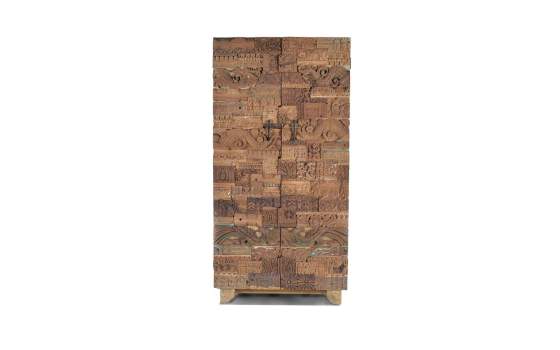Armario 2 Puertas Madera Reciclada Rustica Serie Ratrasa