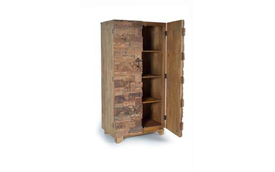 Armario 2 Puertas Madera Reciclada Rustica Serie Ratrasa