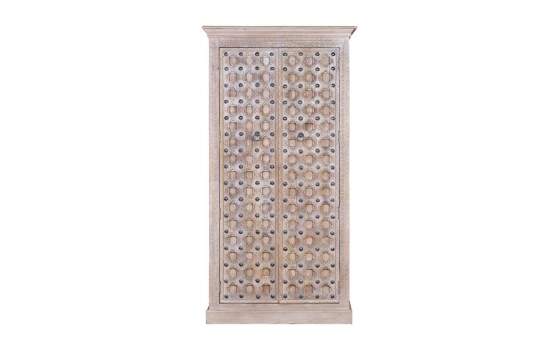 Armario 2 Puertas Tachuelas en Bronce  Banjala
