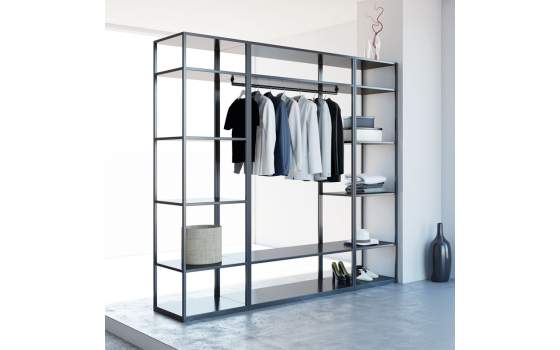 Armario 3 Modulos  Acero Industrial de 200 cm Serie Paladio