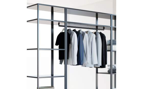 Armario 3 Modulos  Acero Industrial de 200 cm Serie Paladio