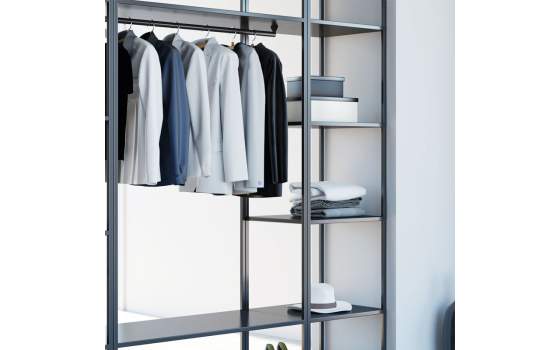 Armario 3 Modulos  Acero Industrial de 200 cm Serie Paladio