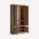 Armario 4 Puertas Estilo Rustico Madera Olmo Cotswolds