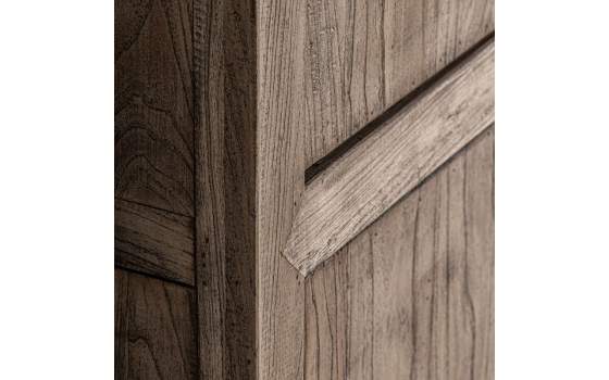 Armario 4 Puertas Estilo Rustico Madera Olmo Cotswolds