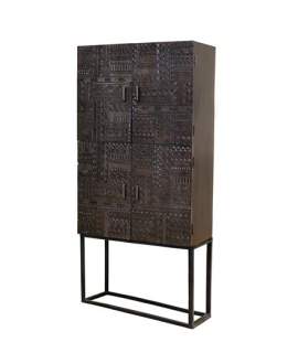 Armario Alacena Diseño Etnico 4 Puertas Serie Jeroglifico