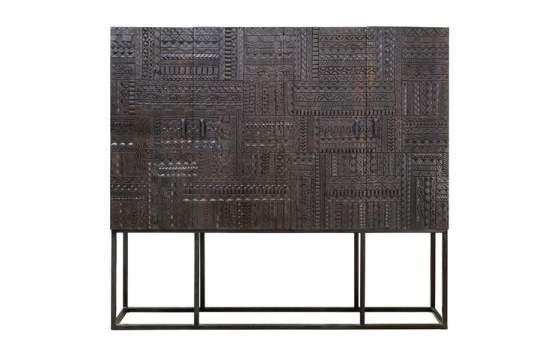 Armario Alacena Oriental Etnico 4 Puertas Serie Jeroglifico