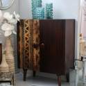 Armario Bajo 2 Puertas Decoradas Estilo Étnico Barisala