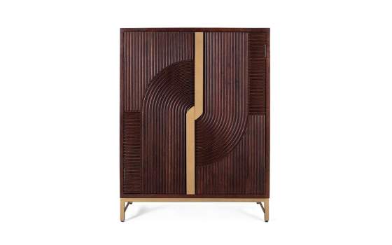 Armario Bajo Bar Madera Colonial Actual 2 Puertas Aterian