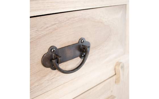 Armario Bajo Recibidor en Madera Natural 2 Puertas Rustic