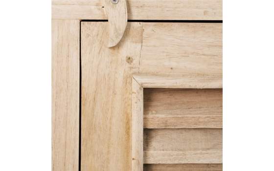 Armario Bajo Recibidor en Madera Natural 2 Puertas Rustic