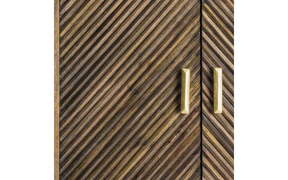 Armario Bar 2 Puertas Madera Metal Serie Kraj
