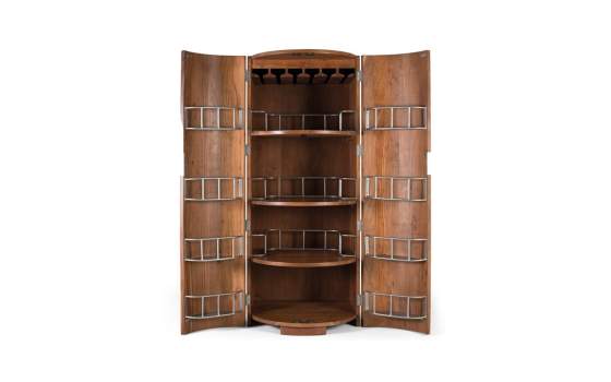 Armario Bar Licorera Madera Colonial 2 Puertas Serie Aterian