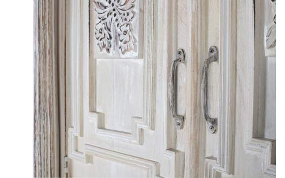 Armario Boda Tallado Oriental Blanco Decape 2 Puertas Aorien Armario Boda Tallado Oriental Blanco Decape 2 Puertas Aorien