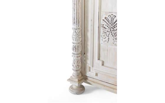 Armario Boda Tallado Oriental Blanco Decape 2 Puertas Aorien Armario Boda Tallado Oriental Blanco Decape 2 Puertas Aorien