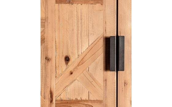 Armario Botellero 2 Puertas 1 Cajon Madera y Acero Longford