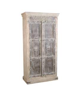 Armario Chino 2 Puertas Decoradas Madera Mango Serie Altheer