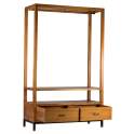 Armario Colgador 2 Cajones Estilo Industrial Serie Madhu