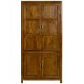 Armario Colonial 4 Puertas Madera Maciza Serie Albre