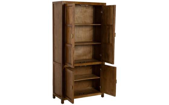 Armario Colonial 4 Puertas Madera Maciza Serie Albre