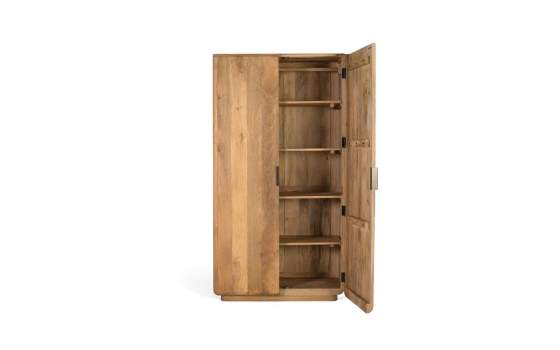 Armario Contemporaneo 2 Puertas Madera Mango Adyer