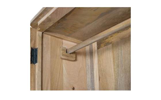 Armario Contemporaneo 2 Puertas Madera Mango Adyer