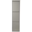 Armario cubos de Reciclaje 3 Recipientes Gris Serie Arbasola