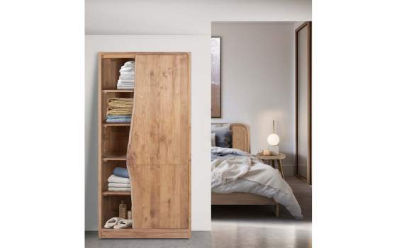 Armario Diseño Contemporaneo Actual 2 Puertas y Estantes Armfel