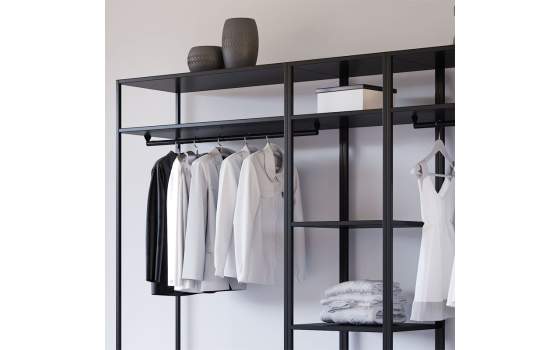 Armario Doble y Estanteria Acero Industrial de 250 cm Paladio Armario Doble y Estanteria Acero Industrial de 250 cm Paladio