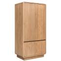 Armario Dormitorio Actual 4 Puertas Teca Natural Serie Eyre