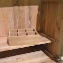 Armario Dormitorio Actual 4 Puertas Teca Natural Serie Eyre