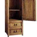 Armario Dormitorio Rustico 1 Puerta 2 Cajones Altillo