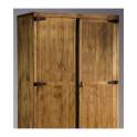 Armario Dormitorio Rustico 2 Puertas 2 Cajones