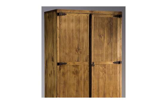 Armario Dormitorio Rustico 2 Puertas 2 Cajones