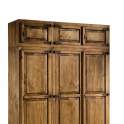 Armario Dormitorio Rustico 3 Puerta 4 Cajones con o Sin Altillo