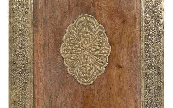 Armario Etnico 2 Puertas con Ceramica Bronce Repujado Aichen