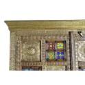 Armario Etnico 2 Puertas con Ceramica Bronce Repujado Aichen