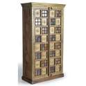 Armario Etnico 2 Puertas con Ceramica Bronce Repujado Aichen