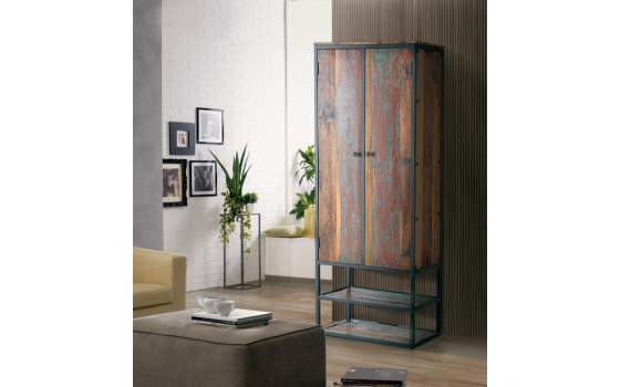 Armario Indutrial Colores 2 Puertas 2 Estantes Adeatas